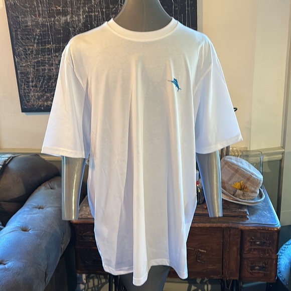 NWOT Tommy Bahama Bump and Rum Pocket T-Shirt - Picture 2 of 9